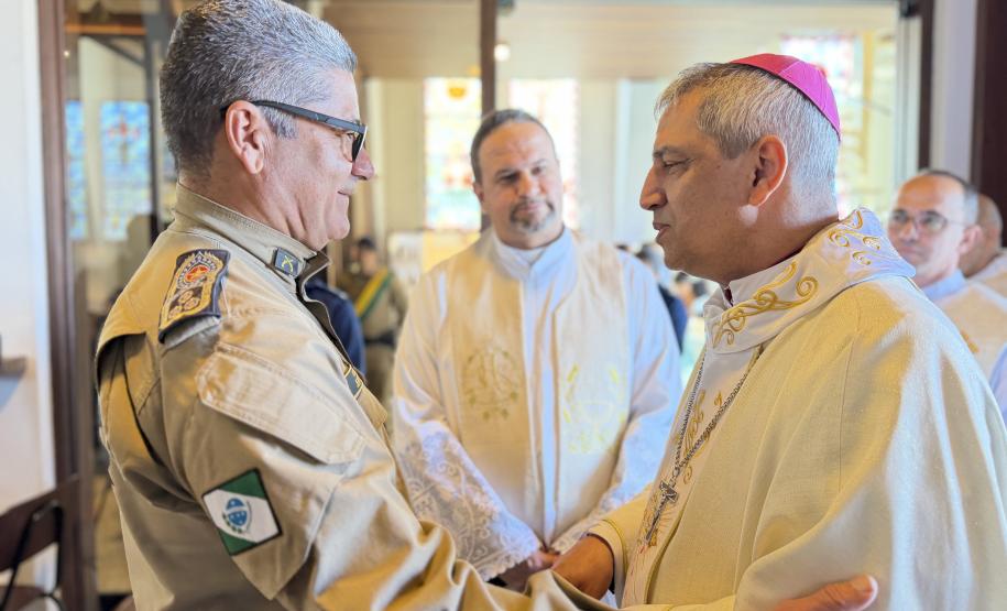 PMPR participa das celebrações da Páscoa dos Militares em Curitiba