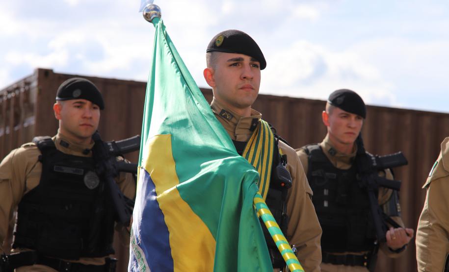 Durante a solenidade, foi ressaltada a trajetória do 20º BPM, criado em 7 de junho de 2006