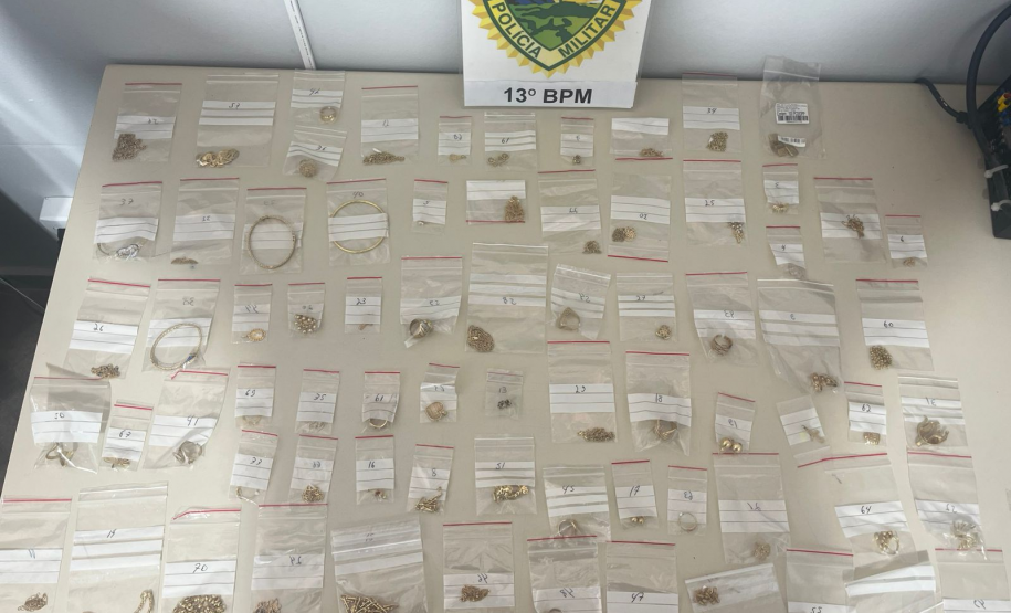 PMPR recupera joias avaliadas em R$ 763 mil e apreende adolescente por furto em Curitiba