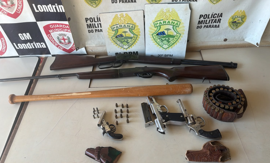 PMPR prende homem e apreende armas de fogo irregulares em Londrina