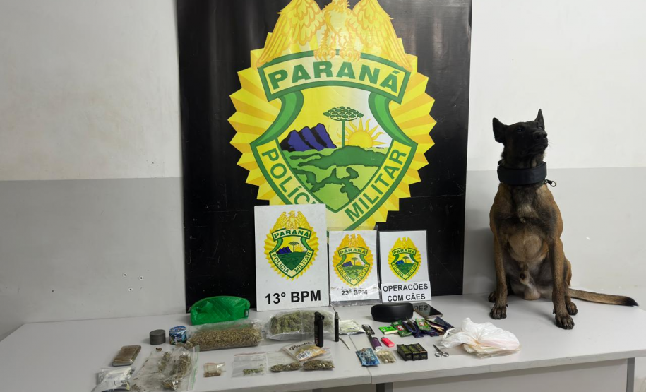 PMPR apreende drogas e materiais utilizados no tráfico no Portão, em Curitiba