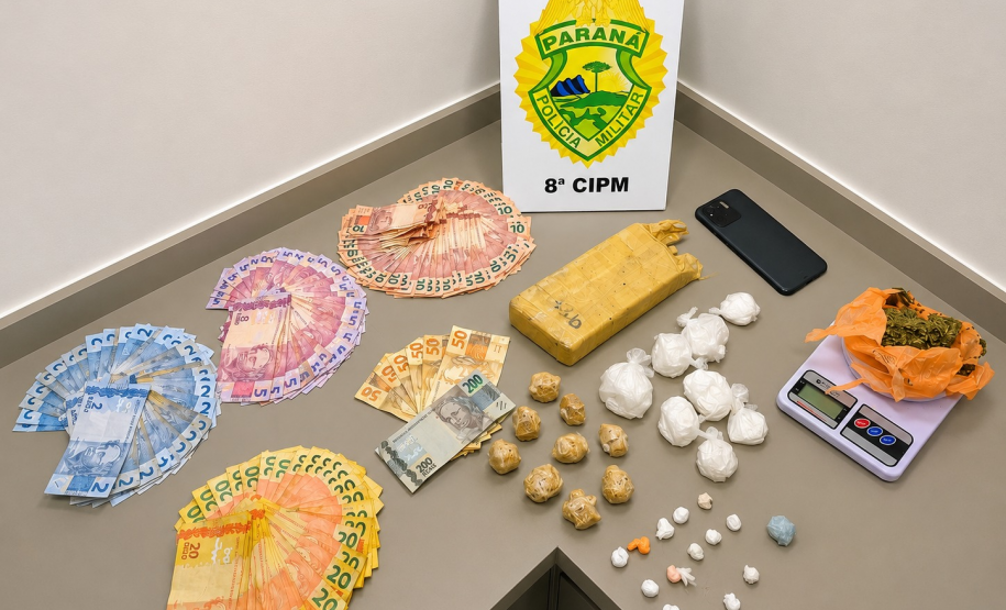 PMPR apreende drogas e encaminha dois adolescentes por ato infracional em Rebouças