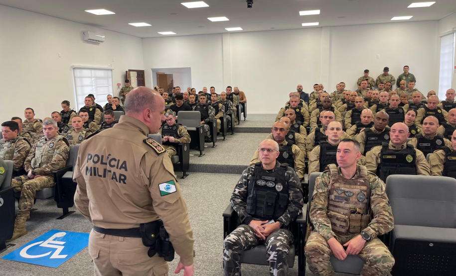 PMPR inicia curso inédito para especializar 41 policiais em ações táticas e situações de crise