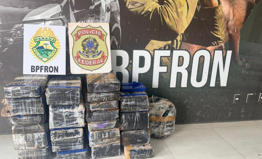 PMPR e PF prendem homem e apreendem 320 quilos de maconha em Assis Chateaubriand