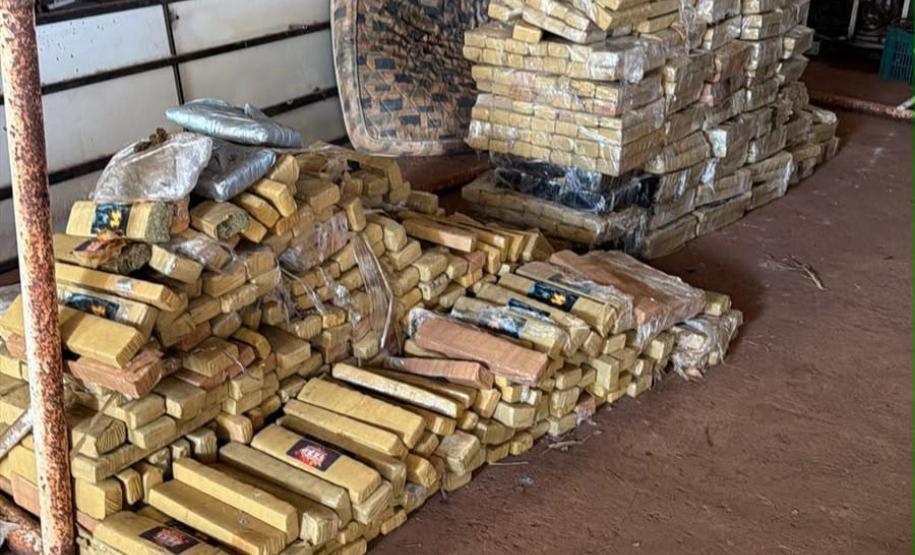Apreensões de maconha crescem 228% em dez anos na região de fronteira do Paraná