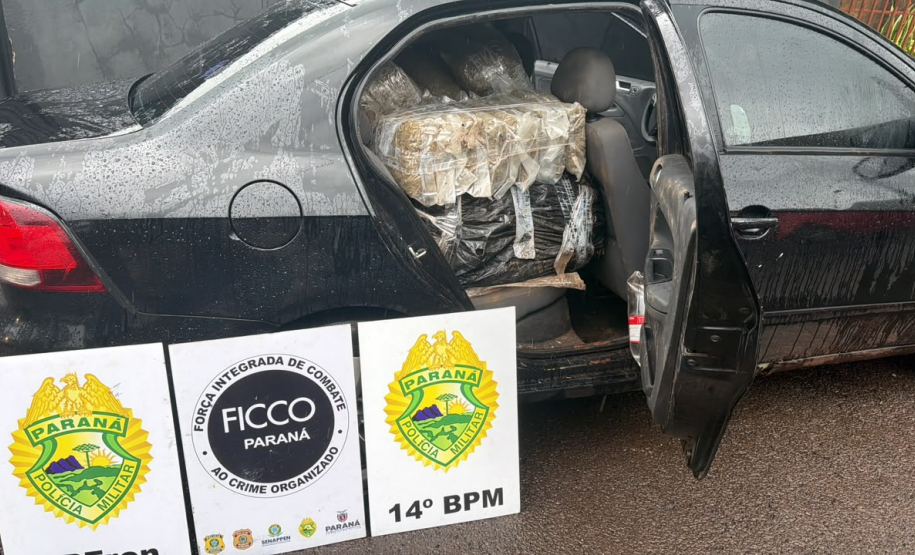 Omnis Fronteira: PMPR apreende 478 quilos de maconha e prende dois homens em Foz do Iguaçu