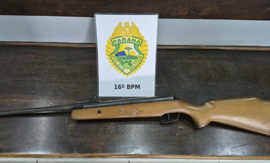 PMPR prende homem e apreende arma de fogo durante cumprimento de mandado em Guarapuava