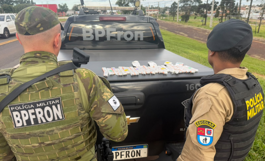 PMPR prende mulher e apreende medicamentos para emagrecimento em Santa Tereza do Oeste