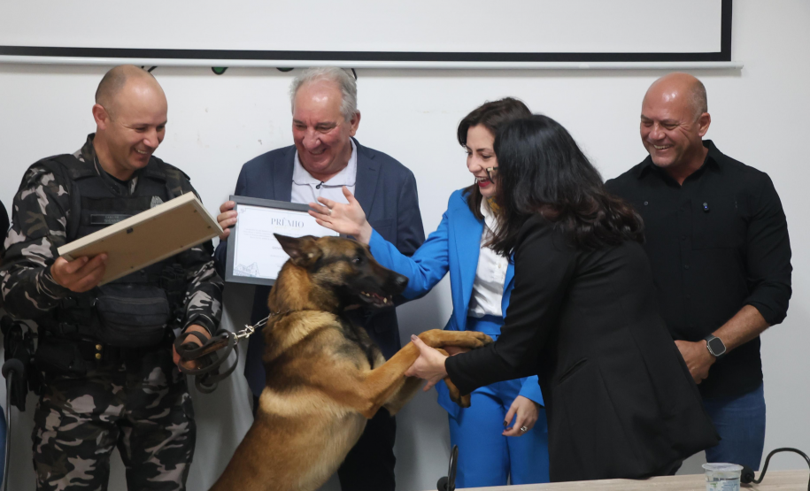 Atuação da PMPR é reconhecida com homenagem a policiais em Rio Branco do Sul