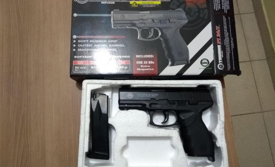 PM encaminha homem que usou pistola de airsoft para ameaçar pessoas na Capital do estado