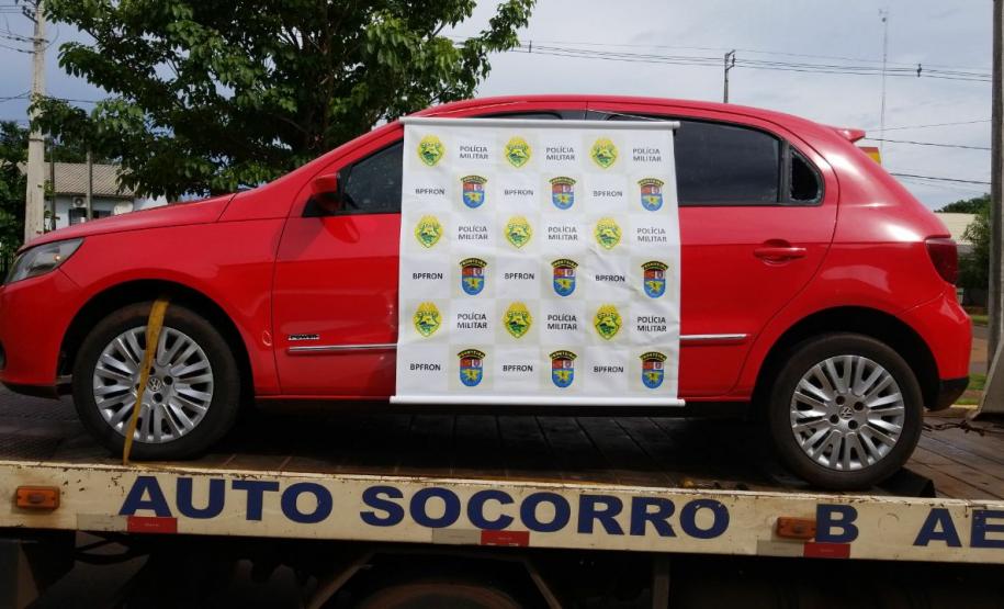 BPFron recupera veículo furtado em Guaíra (PR)
