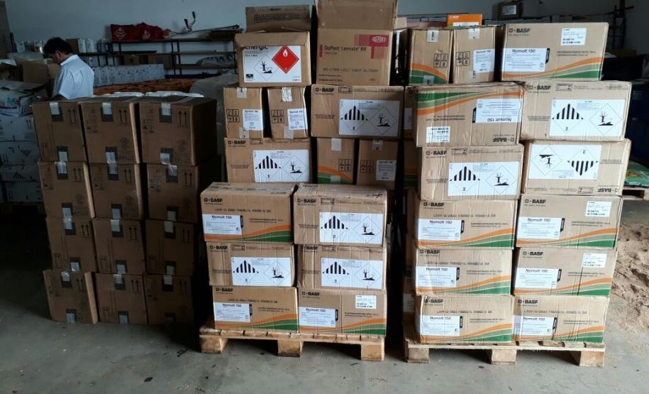 Caminhões e defensivos agrícolas avaliados em R$ 767 mil são recuperados pela Polícia Militar no Norte Pioneiro