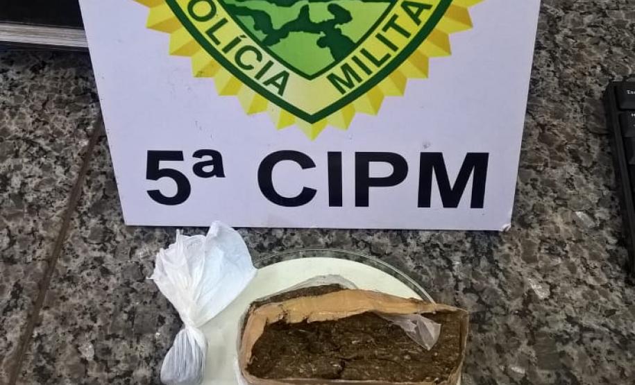 Polícia Militar aborda dupla em Cianorte e apreende maconha