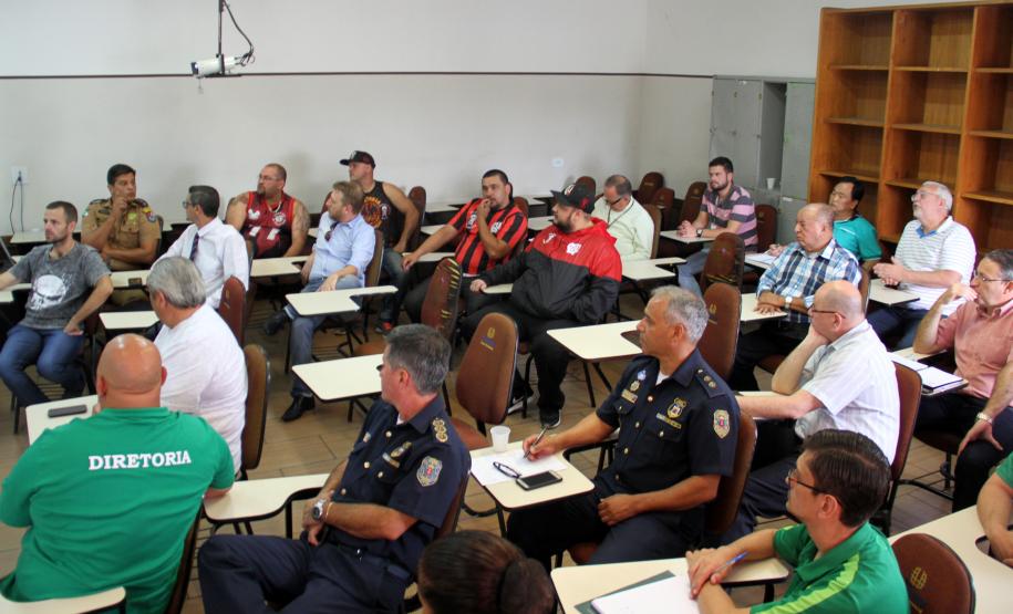 Curitiba, 29 de Janeiro de 2018. Reunião Atletiba no 12 BPM.