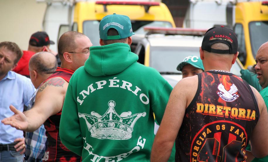 Curitiba, 29 de Janeiro de 2018. Reunião Atletiba no 12 BPM.