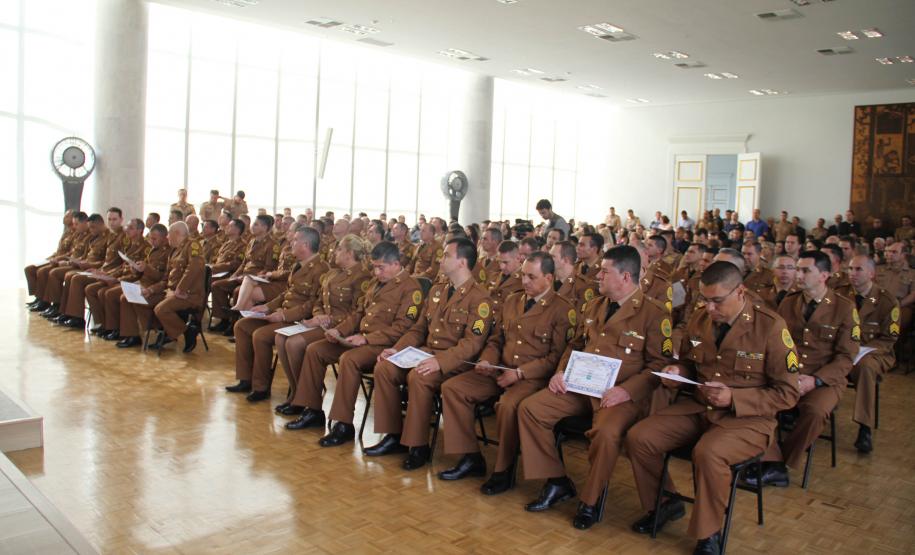 Curitiba, 31 de Janeiro de 2018. Formatura do Curso de Aperfeiçoamento de Sargentos da Polícia Militar do Paraná.