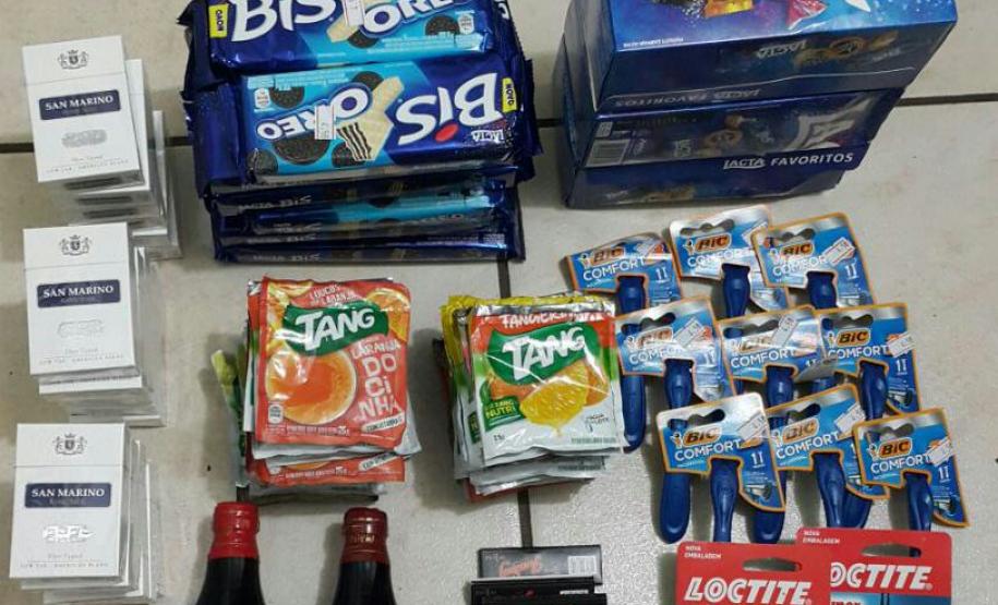 PM conduz rapaz por tentativa de furto qualificado em Tapejara (PR); objetos e dinheiro são recuperados