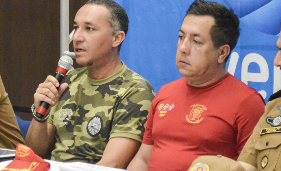 05 02 18 MatinhosDa esquerda para direitaCapitão Durval Tavares Junior Polícia AmbientalMajor Edson Oliveira Avila Subcomandante do 8ºGB