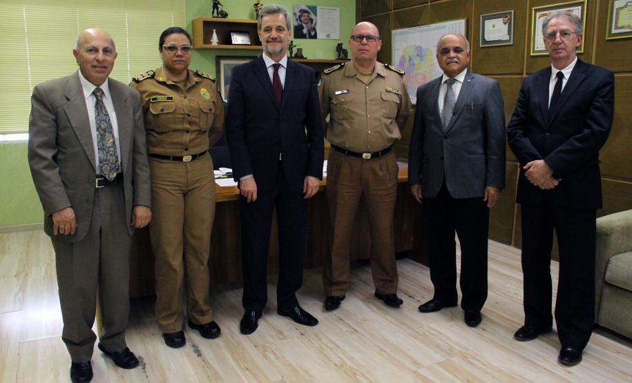 Comandante-Geral da Polícia Militar recebe a visita do Procurador-Geral de Justiça
