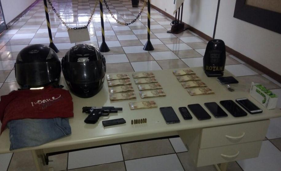 Polícia Militar recupera objetos roubados e conduz duas pessoas à delegacia no Norte do estado