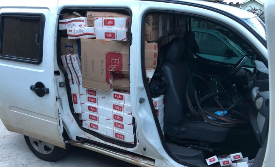 Caixas de cigarros e bicicletas furtadas são recuperadas pela Polícia Militar na região Noroeste do estado