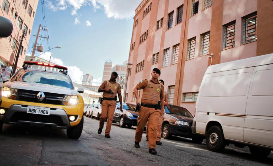 Curitiba, 22 de Fevereiro de 2018. Operação AIFU no centro da cidade.