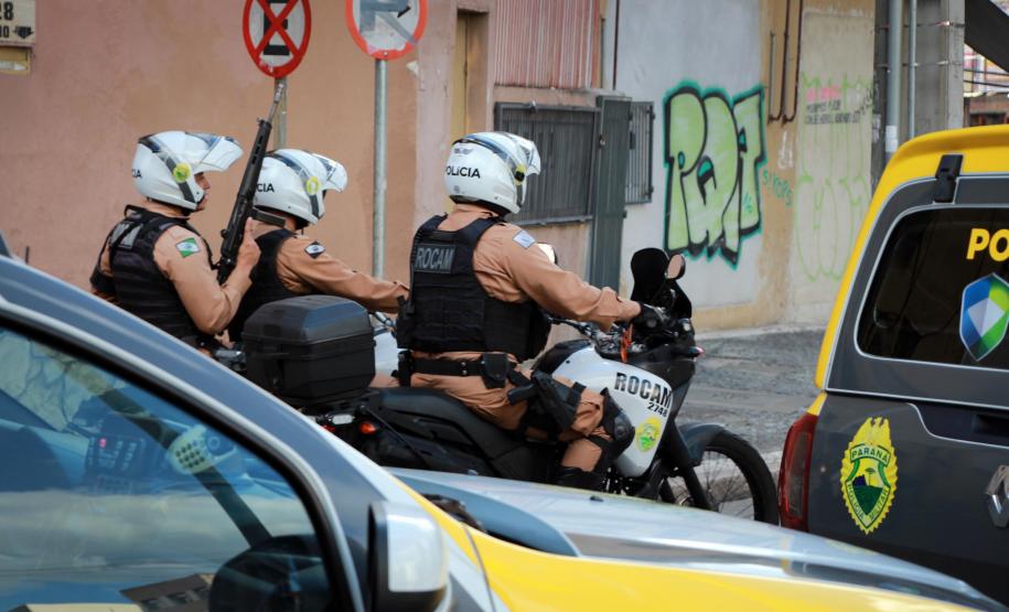 Curitiba, 22 de Fevereiro de 2018. Operação AIFU no centro da cidade.