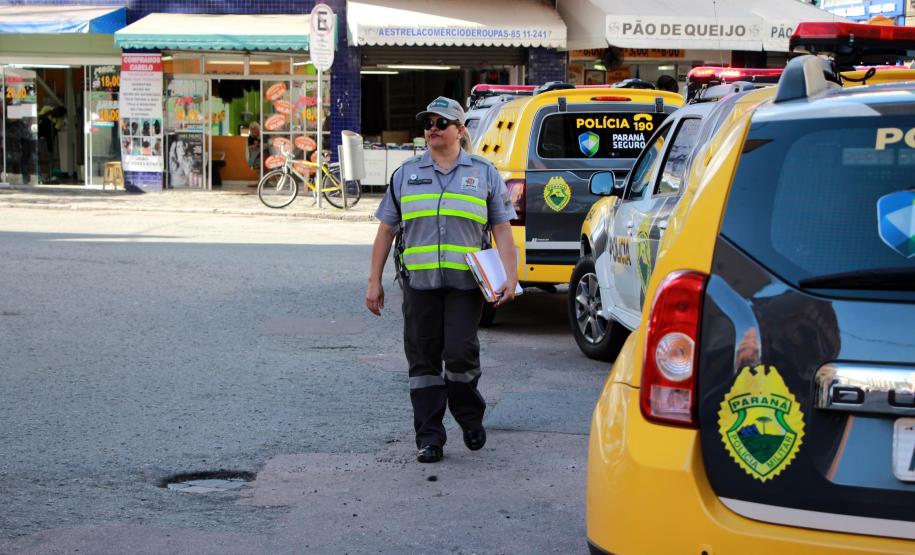 Curitiba, 22 de Fevereiro de 2018. Operação AIFU no centro da cidade.