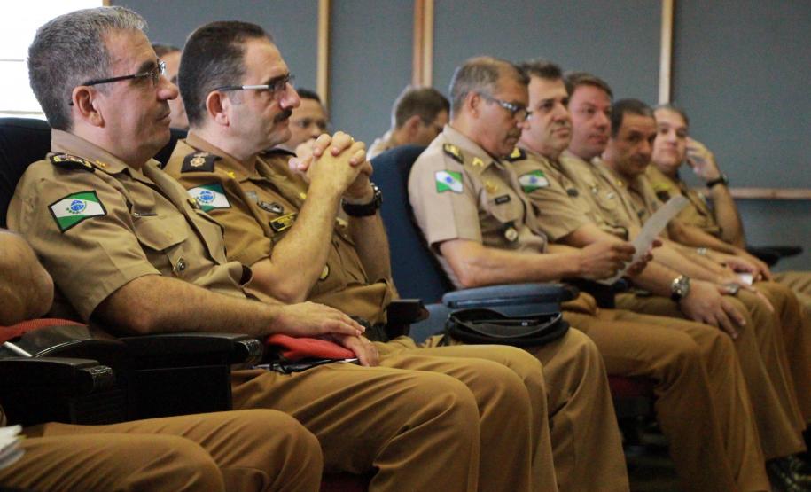 Curitiba, 23 de Fevereiro de 2018. 23-02-2018 SESP visita Comandante-Geral.