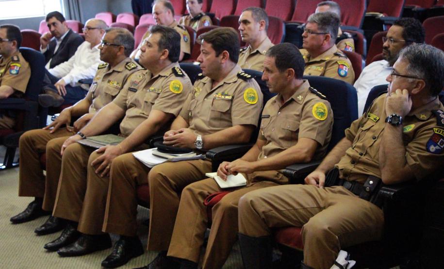 Curitiba, 23 de Fevereiro de 2018. 23-02-2018 SESP visita Comandante-Geral.