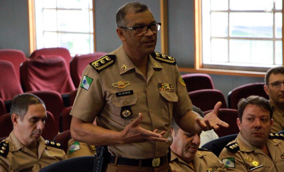 Curitiba, 23 de Fevereiro de 2018. 23-02-2018 SESP visita Comandante-Geral.