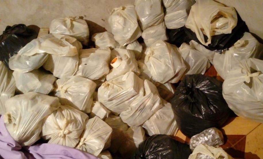 Polícia Militar apreende armas de fogo e mais de 761 quilos de maconha em Cascavel