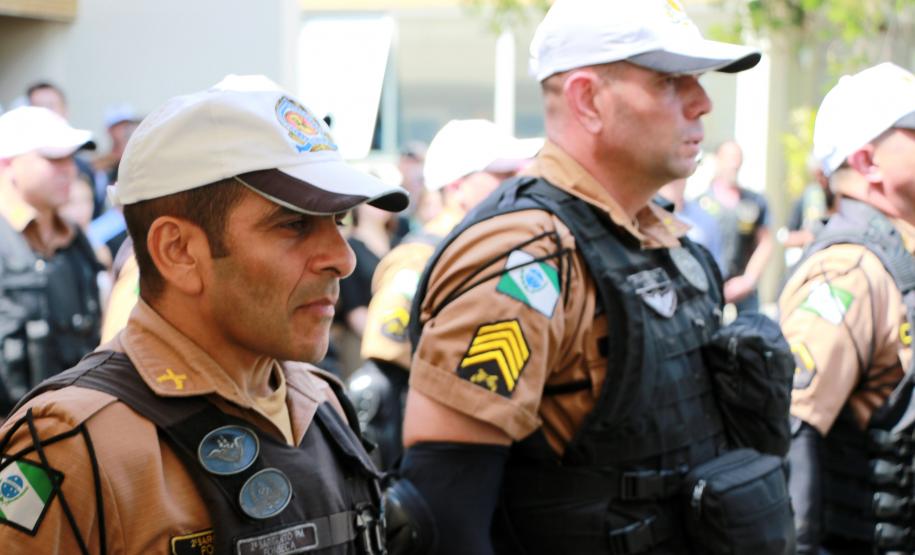 Curitiba, 01 de Março de 2018. Evento de aniverssário do BPTran, e passagem de Comando.