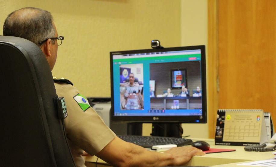 Curitiba, 01 de Março de 2018. Video conferência Operação Ferrolho.