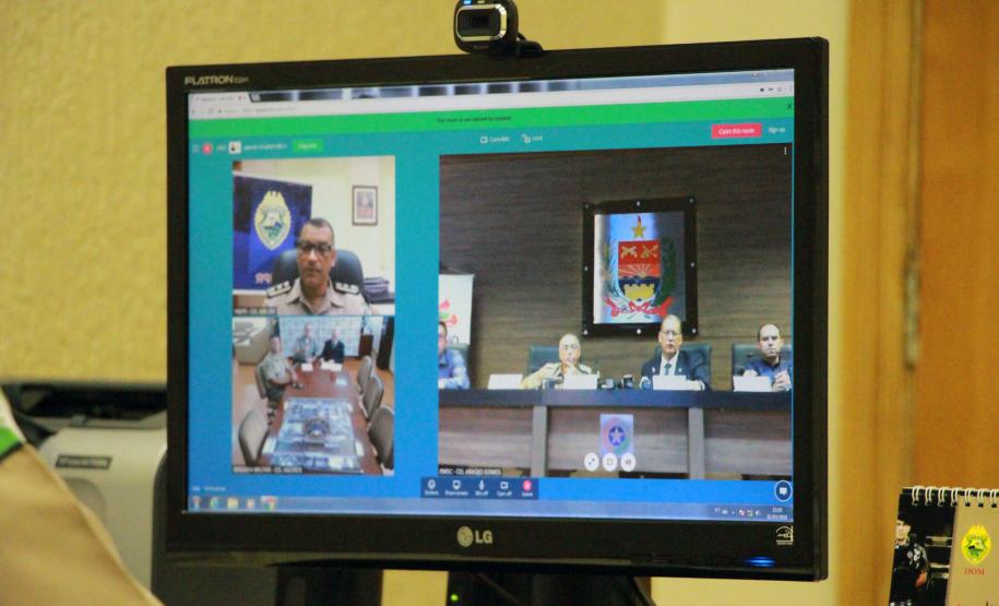 Curitiba, 01 de Março de 2018. Video conferência Operação Ferrolho.