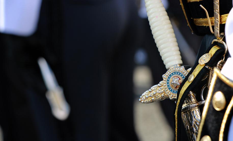 Curitiba, 09 de Março de 2018. APMG comemora 47 anos durante solenidade com entrega do Espadim Tiradentes e medalha de Mérito de Ensino