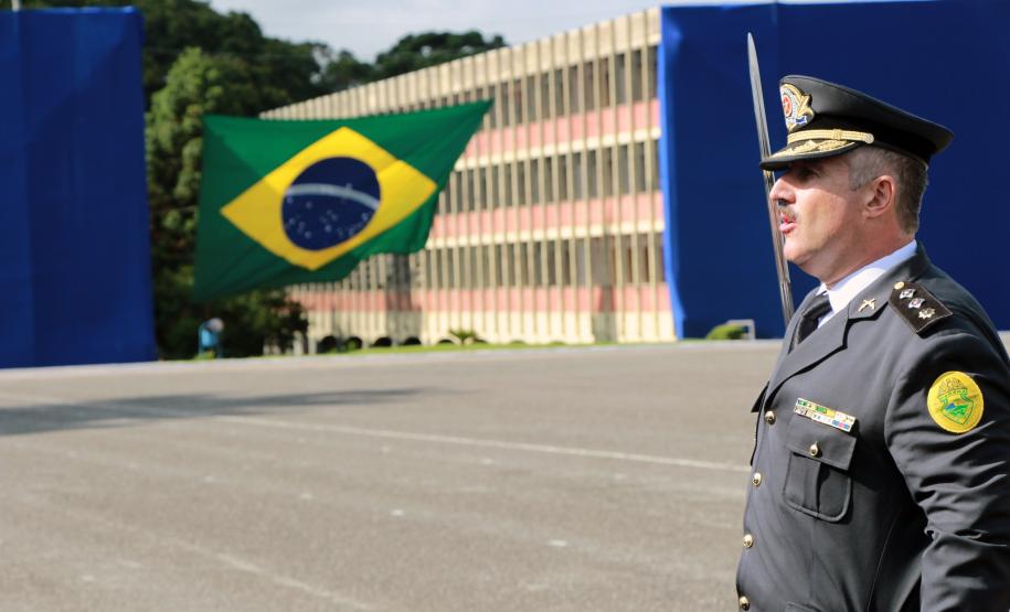 Curitiba, 09 de Março de 2018. APMG comemora 47 anos durante solenidade com entrega do Espadim Tiradentes e medalha de Mérito de Ensino