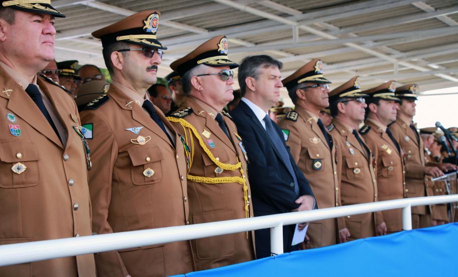 Curitiba, 09 de Março de 2018. APMG comemora 47 anos durante solenidade com entrega do Espadim Tiradentes e medalha de Mérito de Ensino