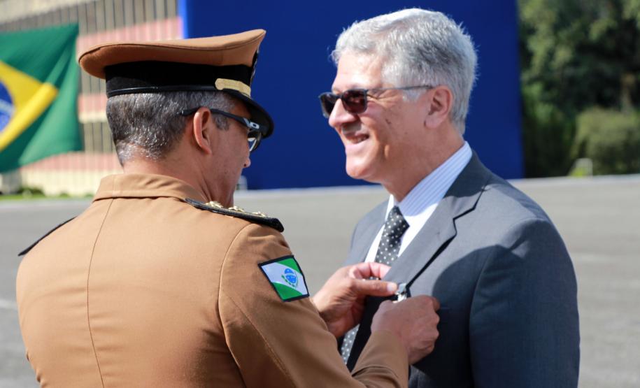 Curitiba, 09 de Março de 2018. APMG comemora 47 anos durante solenidade com entrega do Espadim Tiradentes e medalha de Mérito de Ensino