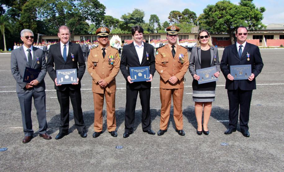Curitiba, 09 de Março de 2018. APMG comemora 47 anos durante solenidade com entrega do Espadim Tiradentes e medalha de Mérito de Ensino