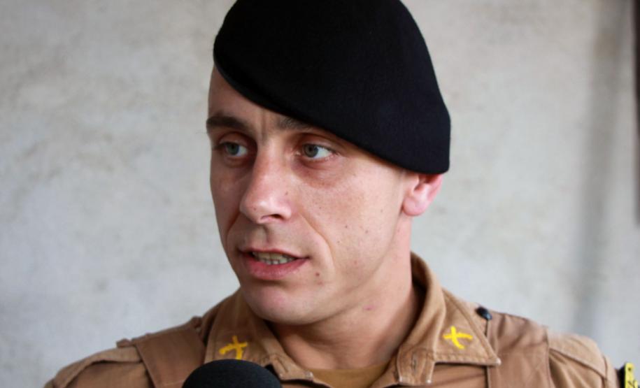 Curitiba, 09 de Março de 2018. Bebê de um mês é salva pela segunda vez e recebe visita de policiais militares em Curitiba.