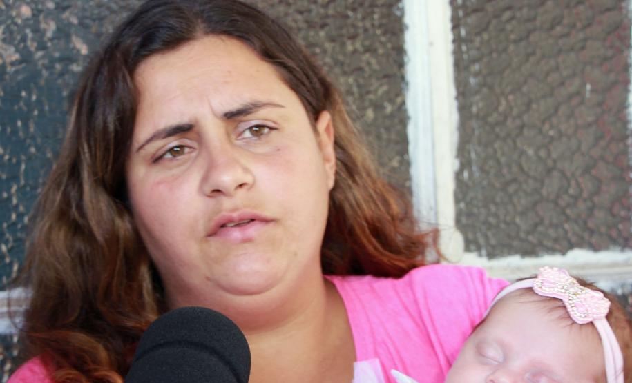 Curitiba, 09 de Março de 2018. Bebê de um mês é salva pela segunda vez e recebe visita de policiais militares em Curitiba.