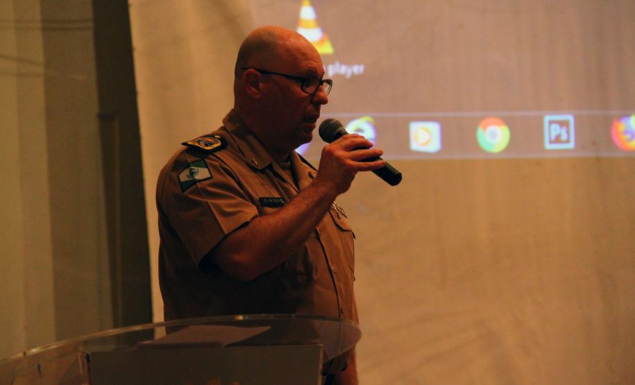 Curitiba, 15 de Março de 2018. Reunião do Comandante Geral com oficiais superiores.
