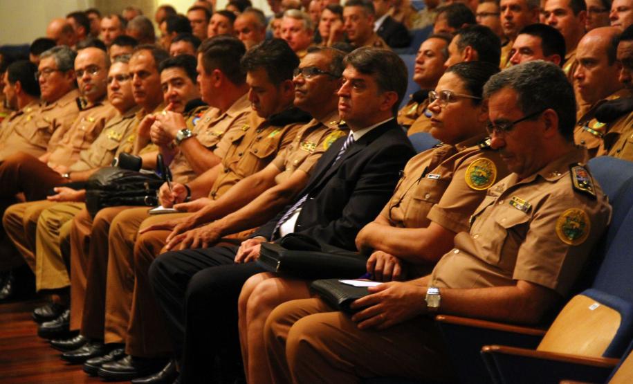 Curitiba, 15 de Março de 2018. Reunião do Comandante Geral com oficiais superiores.
