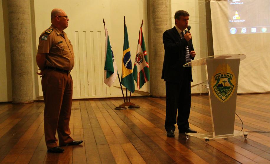 Curitiba, 15 de Março de 2018. Reunião do Comandante Geral com oficiais superiores.
