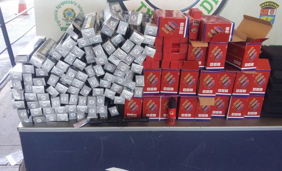 BPFron apreende 23,3 quilos de maconha, 100 lunetas e 200 sprays de pimenta durante ações na região de fronteira