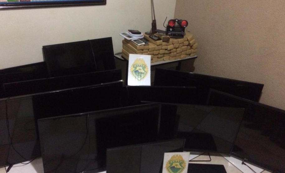 Polícia Militar encaminha oito suspeitos e apreende eletrônicos e drogas no Norte do estado Polícia Militar encaminha oito suspeitos e apreende eletrônicos e drogas no Norte do estado