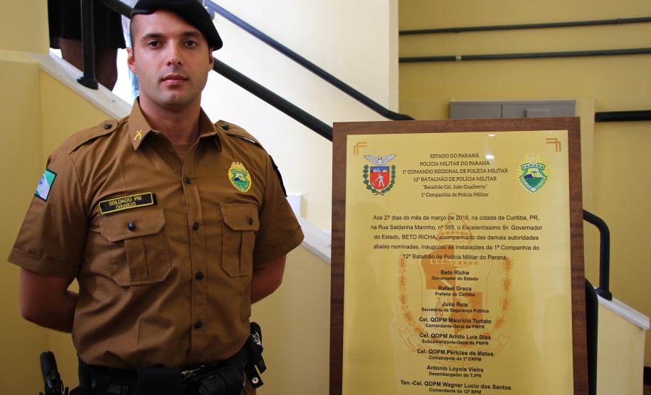 Curitiba, 27 de Março de 2018. Inauguração primeira companhia 12º BPM.