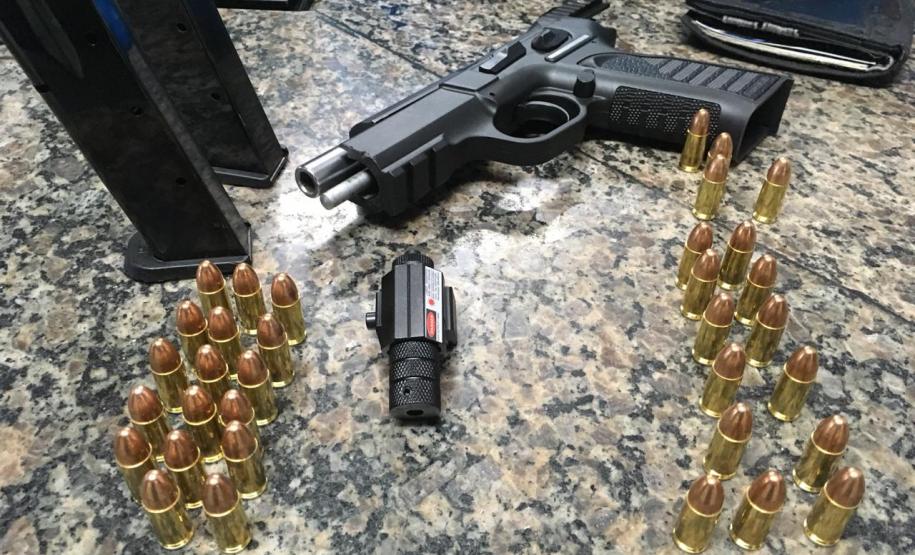 BPFron apreende pistola, mira a laser e 34 munições durante Operação Fronteira Integrada em Foz do Iguaçu BPFron apreende pistola, mira a laser e 34 munições durante Operação Fronteira Integrada em Foz do Iguaçu