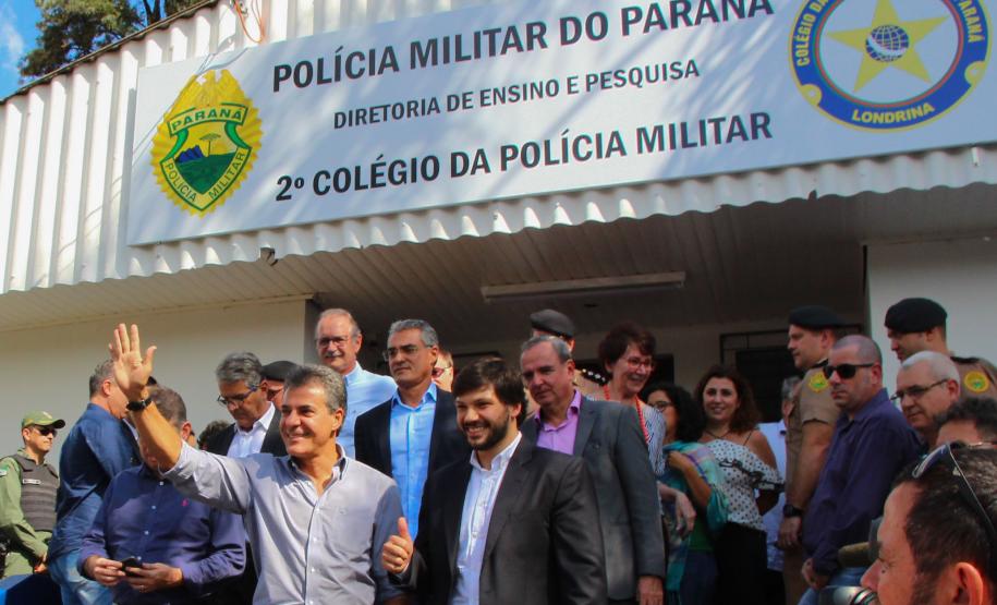 Governador Beto Richa e o Deputado Estadual Tiago Amaral